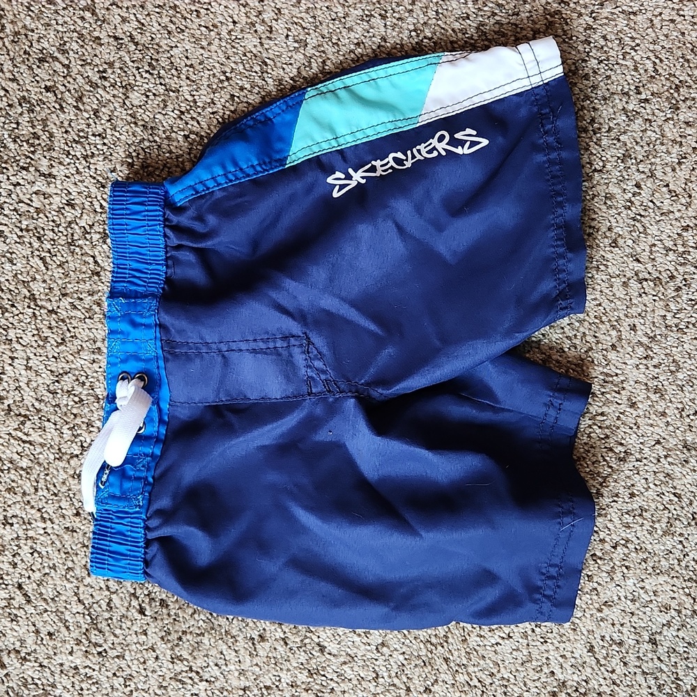 Skechers Kids Blue 'Cali Life' Swim Set - Rash Guard & Trunks - Picture 4 of 8